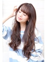 オーシャン(Ocean)&nbsp;[OCEAN Hair&Life藤原純] グレージュカラー×ゆるふわロング☆