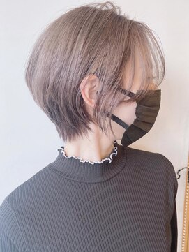 モリオフロムロンドン 原宿本店(morio from London) 【morio 原宿】大人ハンサムショート　グレージュ　宮本