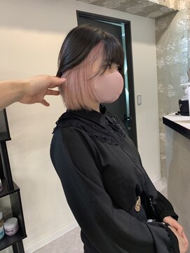 ペレ 渋谷(PELE) Y181_インナーカラー×ホワイトピンク