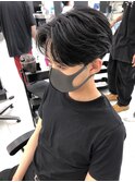 【NEXT静岡NEO石井】短め刈り上げショートセンターパート