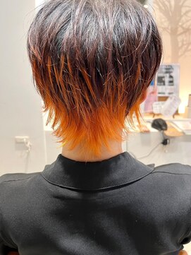 アデプト 金町店(adept) 【adept金町店　軽米style】裾カラー×オレンジ