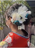 ヘアセット/ヘアアレンジ/成人式/和装/結婚式/2次会/浴衣