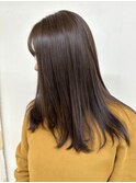 【FOLK】透明感ダークグレージュ☆似合わせミディアムロング♪