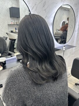 ドットモーダ  町田店(dot. mooda) 【グレージュ×顔周りカット】韓国/韓国ヘア/町田/町田駅/学割