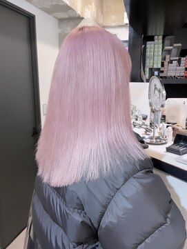 ペレ 渋谷(PELE) 黒髪/グレーベージュ/ハイトーン/ブリーチ/渋谷