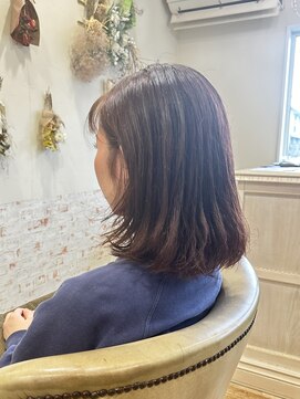 スタッカートアットヘアー(staccato@hair) ミディアムレイヤーボブ