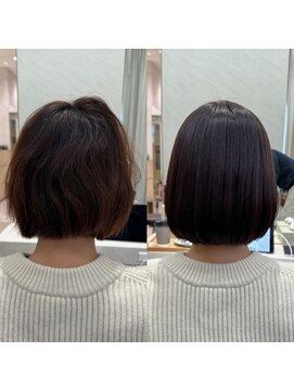 シンズ 銀座(sins) sinsストレートで梳かすだけでまとまる髪へ[30代40代50代60代]