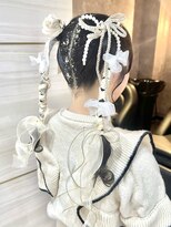 エルバイラビス 大宮(elu by lovis)&nbsp;《ゆい》卒業式ヘア/入学式ヘア/ヘアアレンジ/美髪/リボンヘア