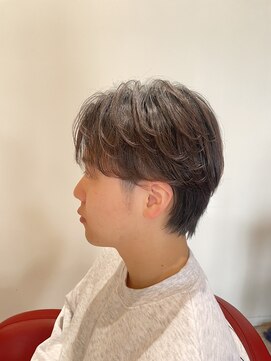 レイニシーエスエス(Rei2css) センターパート｜メンズカット