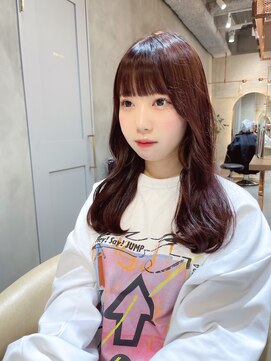 ロンド エスポワール 錦糸町(Lond espoir) レッドブラウンハッシュカット似合わせカット【韓国ヘア鈴木颯】