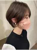 ●大人可愛い30代40代50代小顔マッシュショートボブウルフカット