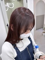 ジーナ 渋谷本店(Zina)&nbsp;【Zina宮益坂店】ワンカラー☆パッキリパープルグレージュ☆