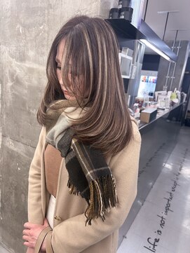 キング 枚方店(K!ng) 縮毛矯正髪質改善ハイライトレイヤーカット枚方美容室エクステ