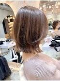 ◯ ワイドバングイメチェン美髪外ハネボブ+レイヤーカット韓国8
