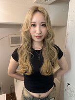 シェノン バイ アランスミシー 表参道(CHAINON by Alan smithee) ブロンドベージュふわふわヘア