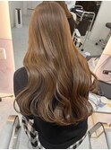 髪質改善＊艶ミルクティーベージュ＊美髪【Zina札幌】