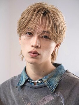 オーシャントーキョーオーバー 渋谷(OCEAN TOKYO OVER) 韓国ラウンドシースルーマッシュニュアンスフェザーパーマ