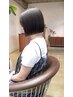 【石坂指名限定】自然なストレート＋カット＋生えぐせ補正頭皮ケア