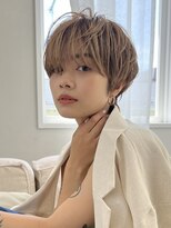 アミー 駒澤(Ammy komazawa)&nbsp;#切りっぱなしボブ #前下りボブ #顔周りレイヤー #小顔カット