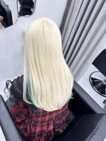 モア シルエ(MoA cilue)&nbsp;ホワイトブロンド×ミントグリーン