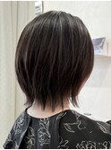 黒髪ショートウルフ☆