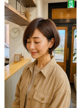 コポル(Copol) まわりと差がつく大人ショート×マロンベージュ