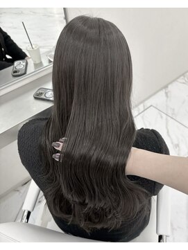 イオエ 表参道(ioe) 暗髪/グレージュ／透明感カラー/髪質改善/縮毛矯正