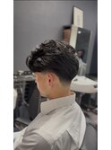 MEN’S HAIR/テーパーフェード/ニュアンスパーマ　S