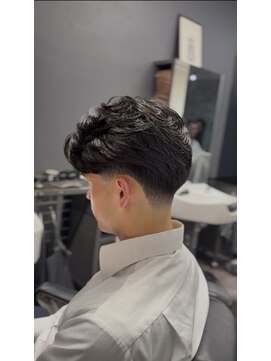 MEN’S HAIR/テーパーフェード/ニュアンスパーマ　S