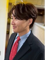 ホーミーズ 横須賀中央店(homies) ニュアンスショート ビジネスヘア センターパート 20代 30代