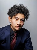 men'shair/波巻きツイストスパイラル/ニュアンスパーマ
