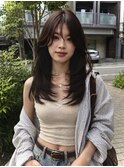 夏にオススメ！透けるアッシュブラウン×バタフライレイヤー
