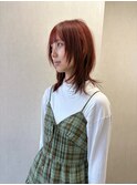 ミディアムウルフ/ウルフ/ミディアムレイヤー〔久屋/丸の内/栄〕