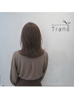 トランス(Trans) 外ハネで魅せる♪ 大人ナチュラルミディ