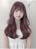 ロングヘア韓国レイヤーくびれヘア顔まわりレイヤーくびれ巻き☆