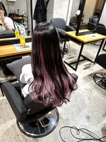 アンデイ(unday) インナーカラーピンク