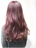 【ピンクアッシュ】ツヤ髪ロングレイヤー