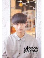 ラグーンアライブ(LAGOON ALIVE)&nbsp;メンズ/メンズカット/メンズマッシュ/ベージュ/グレージュ/盛岡