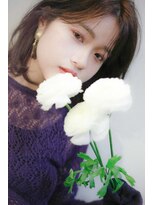 マロウ(mallow) 《花屋併設》グレージュブラック@20代30代40代@イルミナカラー