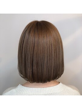 リプク(Rip-Ku18) 【四ツ橋】オリーブベージュ×ナチュラルボブ