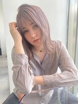 ノク(nok)&nbsp;ラベンダーロブ_くびれミディラベンダーカラーベージュカラー