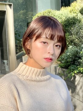 エムスラッシュ ストリートマーケット スマートサロン センター北(M.SLASH) M.SLASHセンター北/ミルクティーベージュ/ミニボブ