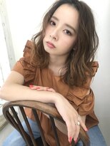 フロート 小阪店(float) ショコラブラウン_マロンベージュ Aラインボブ かきあげ