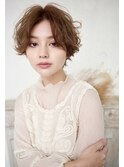 大人可愛いヌーディベージュショートボブくびれショート西新井o