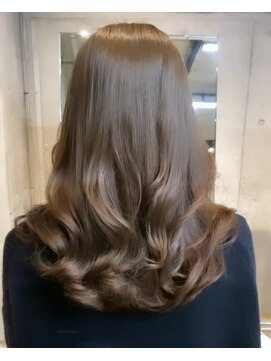 エインアンリー 明治神宮前(AIN.ANLY.) ★黒髪クラゲヘアーオリーブグレー小顔ココアベージュ韓国ヘア