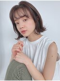 大人可愛い小顔くびれミディアムボブ