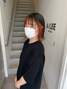 アイリー 名古屋(A/LEE) 切りっぱなし オレンジ