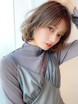 アグ ヘアー レリー 勝田台店(Agu hair lelie) 《Agu hair》甘口カジュアルカールボブ