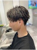 センター分け×ゆるツイスト@30代40代50代60代