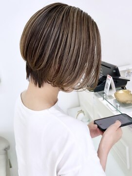 バブ バイネオリーブ(Bab by neolive) ハイライト　デザインカラー　グレージュカラー